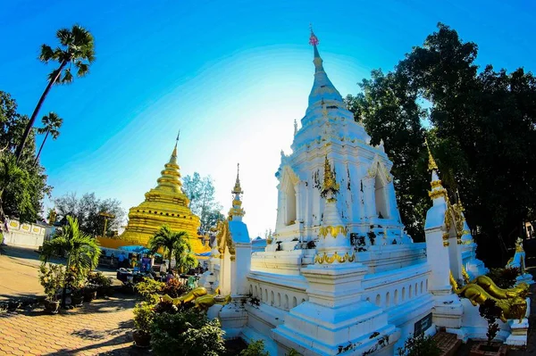 Wat Chiangmai Cidade Tailândia — Fotografia de Stock