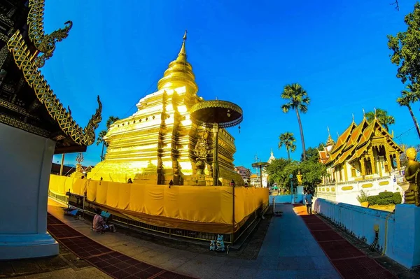 Vat Chiangmai Ville Thaïlande — Photo