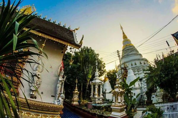 Wat Chiangmai City Thailand — Stock Photo, Image