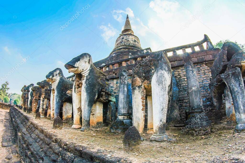 Si Satchanalai Historical Park Sukhothai Thailand