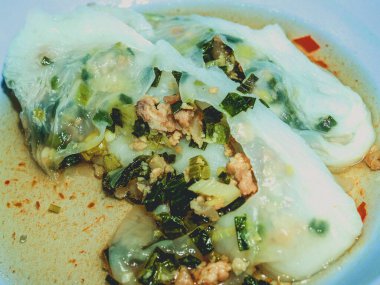 Pak Mo Thai yemeği.