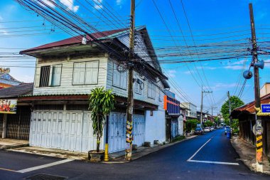 Baan şarkı söyle Tayland 'ın eski kasabasında