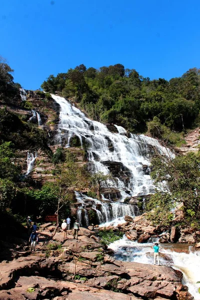 泰国清迈的Maeya瀑布 — 图库照片