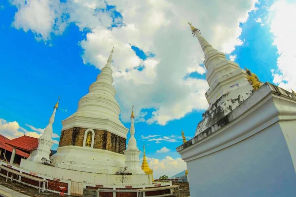 Wat Phra Lamphun Thailand — Stock fotografie