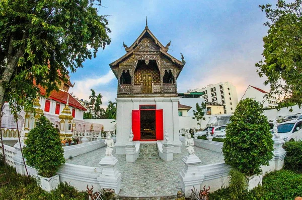 Wat Chiangmai Thaiföld — Stock Fotó