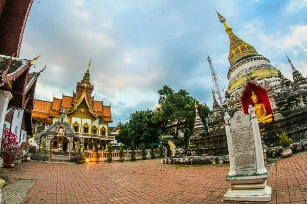 Wat Chiangmai Thaïlande — Photo