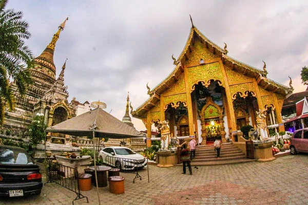 Wat Chiangmai Thailandia — Foto Stock