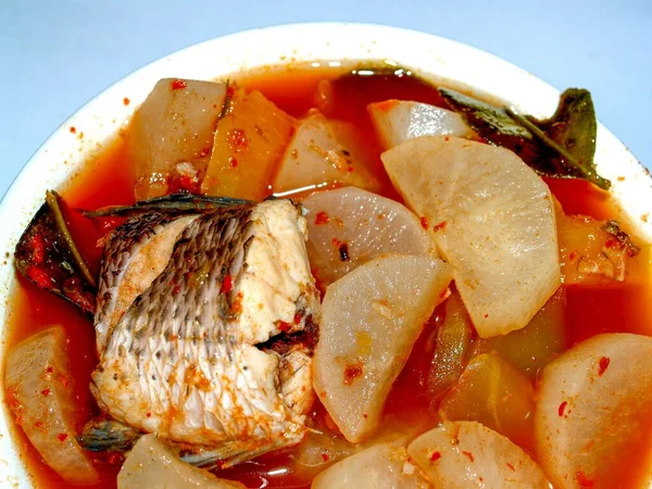 Риба Супи Тайська — стокове фото