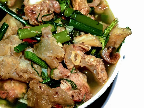 Spicy Pork Soup Thai Food — Stock Photo, Image