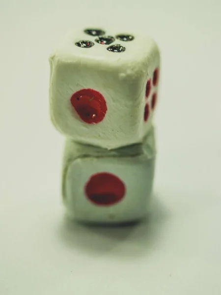 Dice Simple Background — Stock Photo, Image