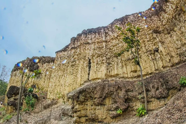 Pedra Penhasco Pha Chor Distrito Doi Chiang Mai Tailândia — Fotografia de Stock