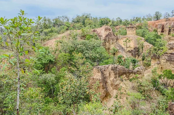 Cliff Stone Pha Chor Doi District Chiang Mai Thailand — Stock Photo, Image