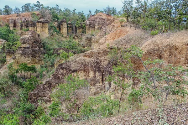 Felsstein Von Pha Chor Doi Distrikt Chiang Mai Thailand — Stockfoto