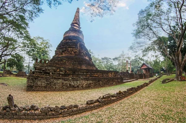 Sri Satchanalai Tarihi Parkı Sukhothai Tayland — Stok fotoğraf