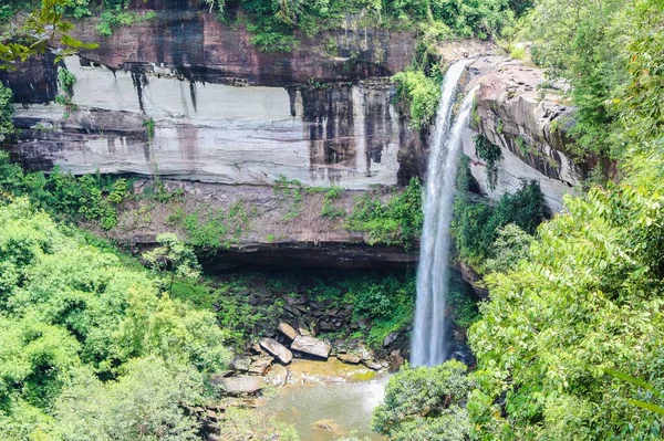 Huai Luang Waterfall Bak Teo Waterfall Phu Chong Yoi National — Stock Photo, Image