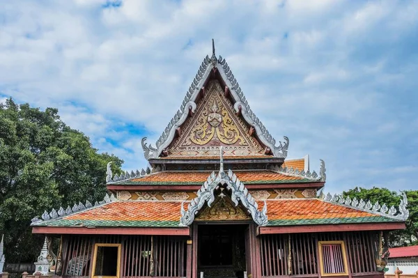 Thai Chedi Phra Hogy Anon Wat Mahathat Templomban Yasothon Thaiföld — Stock Fotó