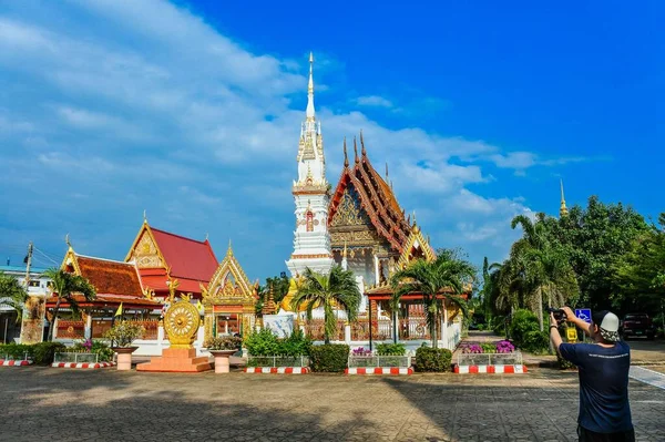 Thai Chedi Phra Anon Temple Wat Mahathat Yasothon Thaïlande — Photo