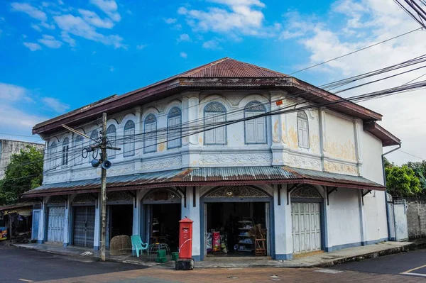 Baan Şarkı Söyle Tayland Eski Kasabasında — Stok fotoğraf