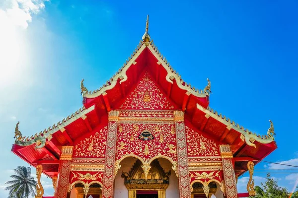 Wat Phra Lao Thep Nimit Vid Amnat Charoen Thailand — Stockfoto