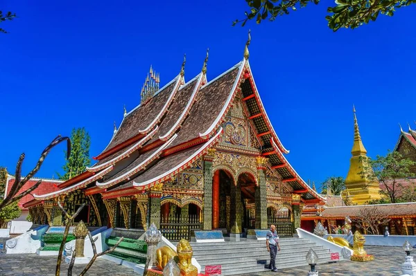 Wat Thai Wang Kham Templo Marco Khao Wong Província Kalasin — Fotografia de Stock