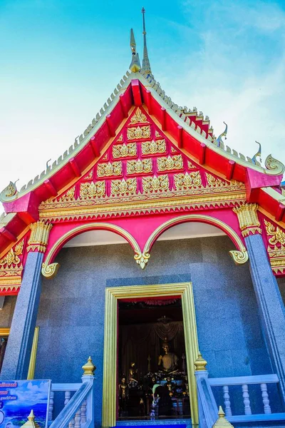 Hermoso Cielo Nube Pasarela Tailandesa Mekong Río Sangkhom Distrito Provincia — Foto de Stock