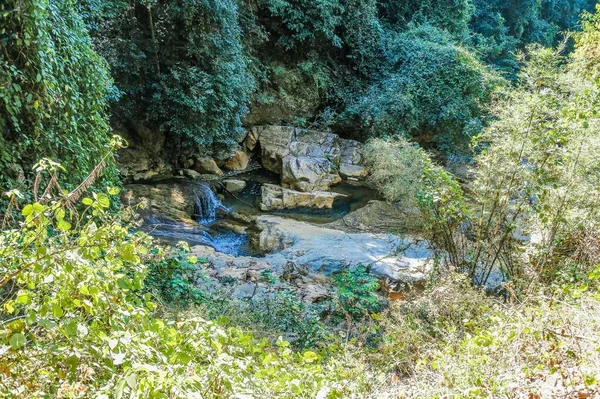 Cachoeira Bonita Koh Luang Cachoeira Mae Ping National Park District — Fotografia de Stock