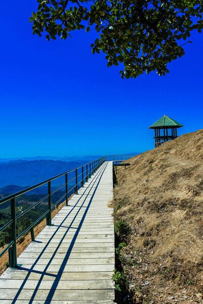  Doi Pui ko moutain view point at Mae Hong Son ,Thailand.