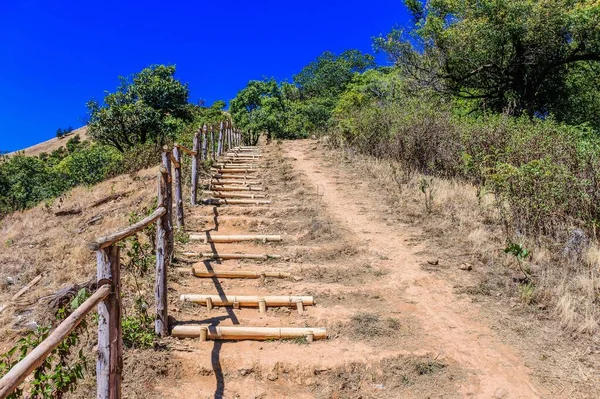 Point Vue Sur Montagne Doi Pui Mae Hong Son Thaïlande — Photo