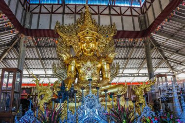 Bambu köprüsü. Sutongpe Köprüsü. En uzun tahta köprü, Mae Hong Son, Tayland