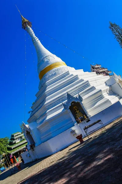 Wat Phra Doi Kong Temple Mae Hong Son Thaïlande — Photo