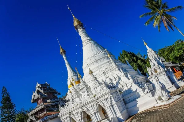 Wat Phra Doi Kong Temple Mae Hong Son Thailand — 스톡 사진