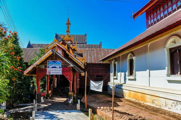 Wat Kam Mae Hong Son Ταϊλάνδη — Φωτογραφία Αρχείου