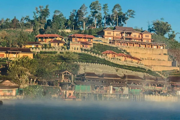 Ban Rak Thai Chinese Home Tea Field Mae Hong Son — ストック写真