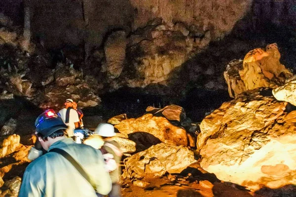 Nejúžasnější Jeskyně Tham Lod Jeskyně Maehongson Thajsku — Stock fotografie