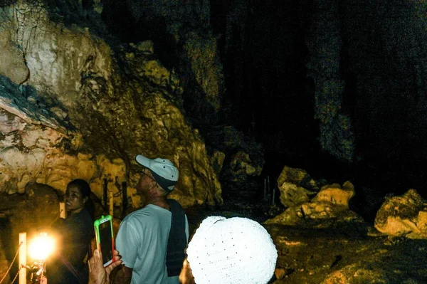 Cueva Más Increíble Tham Lod Cueva Maehongson Tailandia — Foto de Stock