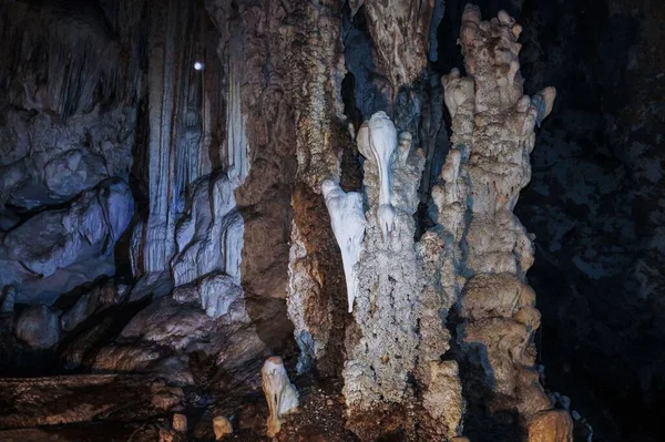 Cueva Más Increíble Tham Lod Cueva Maehongson Tailandia —  Fotos de Stock