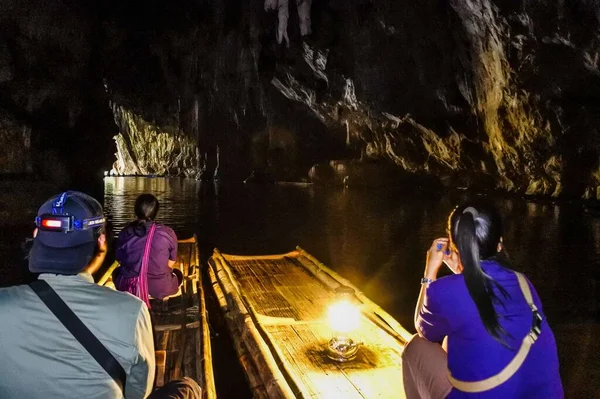 Nejúžasnější Jeskyně Tham Lod Jeskyně Maehongson Thajsku — Stock fotografie