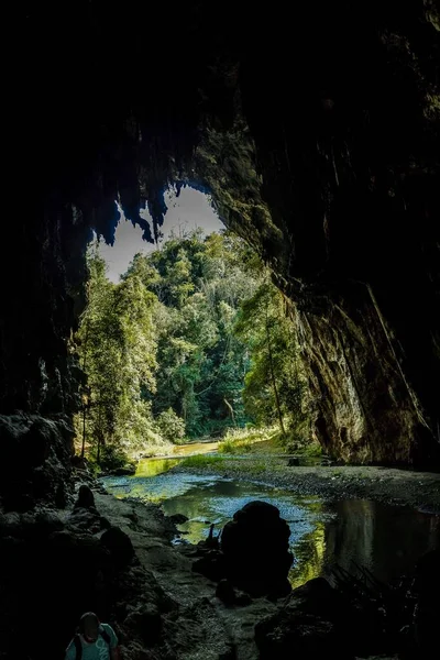 Meest Verbazingwekkende Grot Tham Lod Grot Maehongson Thailand — Stockfoto