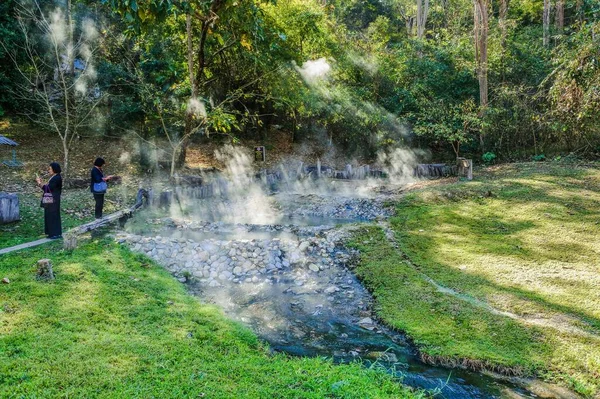 Pai Hot Springs Mae Hong Son Thailand — 图库照片