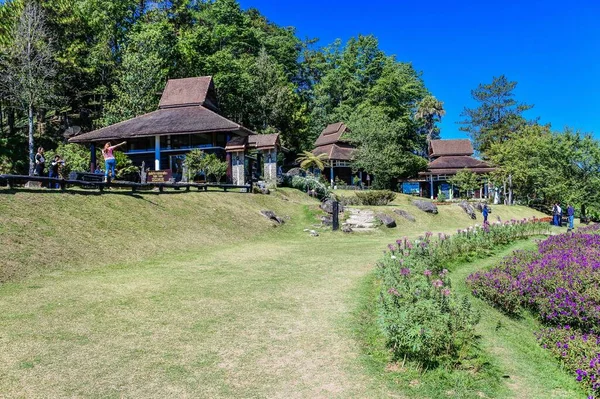 Punkt Widokowy Park Narodowy Huay Nam Dang Chiangmai Tajlandia — Zdjęcie stockowe