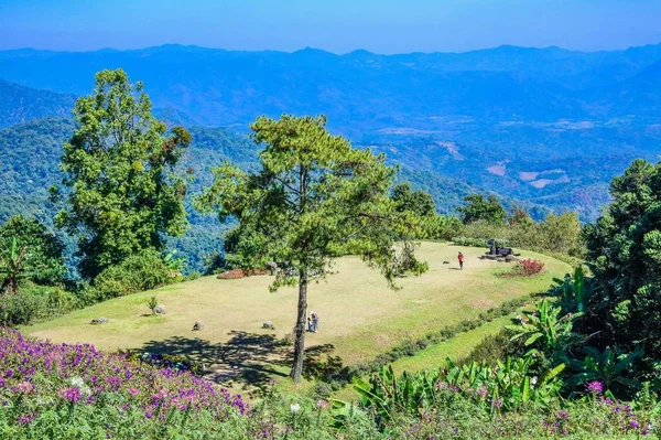 Mirador Del Parque Nacional Huay Nam Dang Chiangmai Tailandia — Foto de Stock