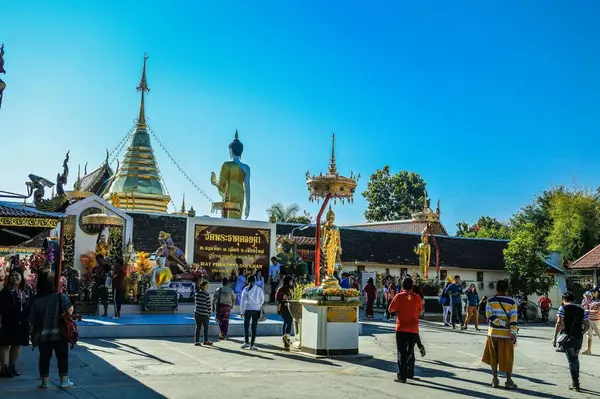 Wat Phra Doi Kham Chiang Mai Tailandia — Foto de Stock