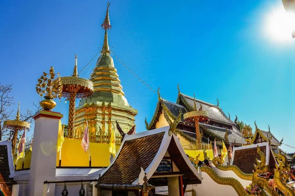 Wat Phra Doi Kham Chiang Mai Tailândia — Fotografia de Stock