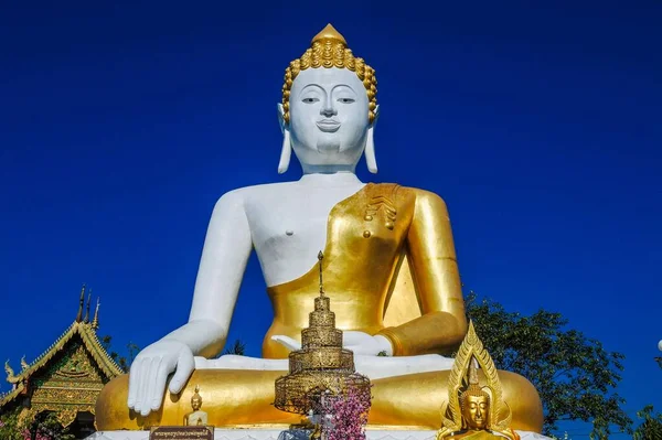 Wat Phra Doi Kham Chiang Mai Thajsko — Stock fotografie