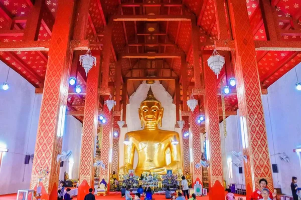 Wat Khom Kham Templo Budista Phayao Tailândia — Fotografia de Stock
