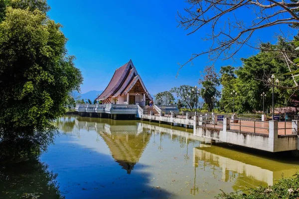 Wat Khom Kham Buddhistiskt Tempel Phayao Thailand — Stockfoto