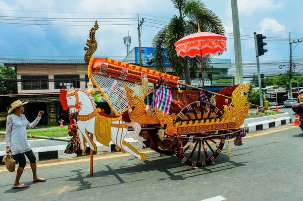 Bun Bang Fai Rocket Festival Thai Northeast Local Culture Yasoton — Photo