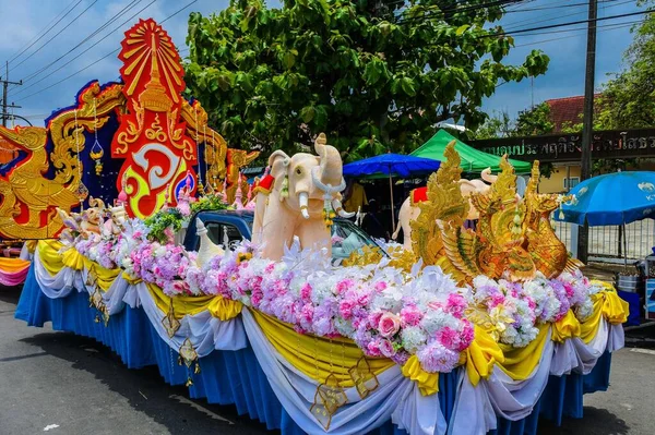 Bun Bang Fai Rocket Festival Thai Northeast Local Culture Yasoton — Photo