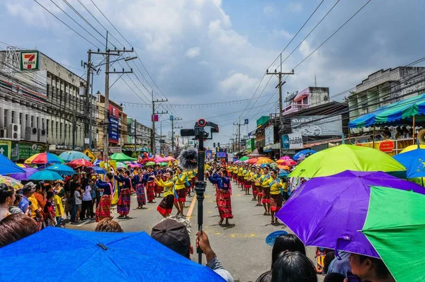 Bun Bang Fai Rocket Festival Thai Northeast Local Culture Yasoton — Photo