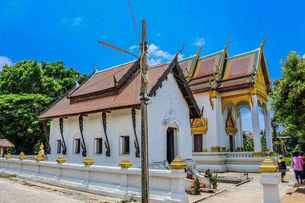 Wat Suwannawat Temple Temple Kantharawichai District Maha Sarakham Province Thailand — Stock Photo, Image